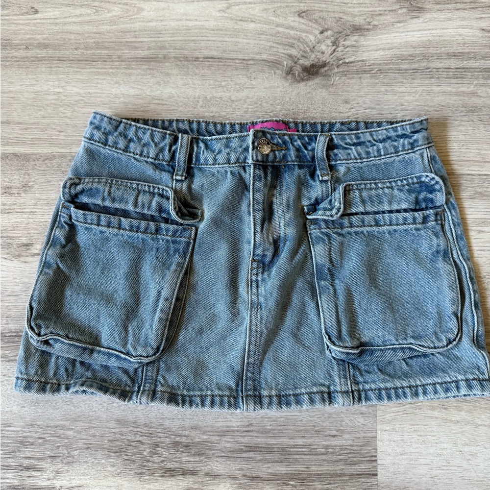 Denim Mini Skirt